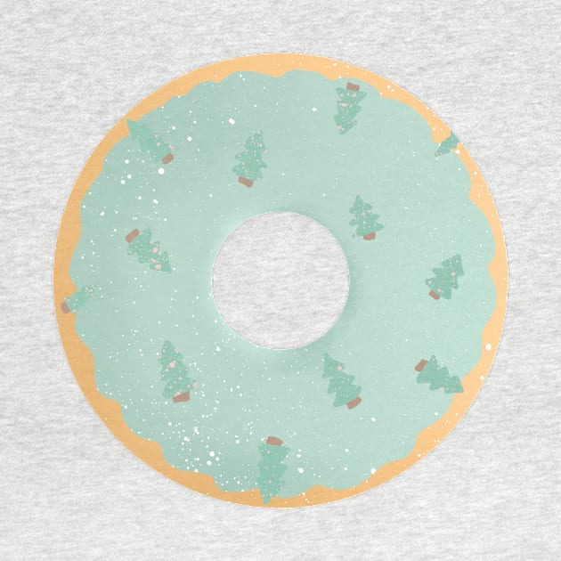 Christmas tree sprinkles donut by Home Cyn Home 